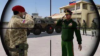 🔴1 HOUR AGO! Ukrainian sniper kills Russian military commander and general - ARMA 3