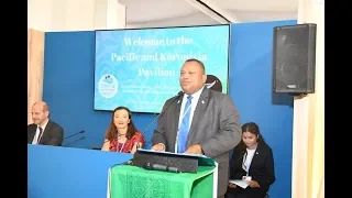 Fiji High-Level Climate Champion officiates at the launch of Fiji's Relocation Guidelines