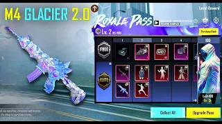 😱 Free Upgrade Gun ! BGMI A7 Royal Pass 1 to 100 RP Rewards | Free M4 Glacier In Bgmi | Bgmi NextRP