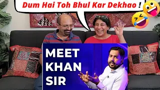 Meet Khan Sir ! | Sandeep Maheshwar | Indian American Reactions! 😁