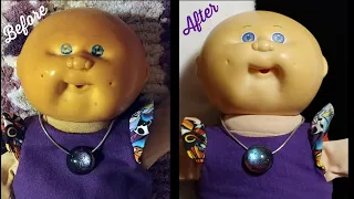 Restoring My Cabbage Patch Preemie Doll - Retrobriting?!