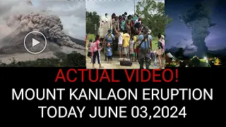 MOUNT KANLAON ERUPTION ACTUAL VIDEO!