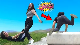 🔥Crazy guy on street prank compilation  😲  🔥