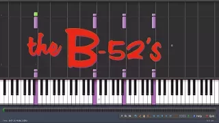 B52s   Rock lobster   piano tutorial