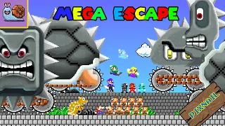 Pixnail: Mario Super Power Escape MEGA EPISODES  | Animation