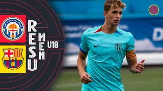 RESUMEN: Gimnastic Manresa vs FC Barcelona Juvenil B U18 2023