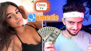 خليتهم يعملو حاجات غريبه عشان الفلوس  | Ometv Omegle 💰😈