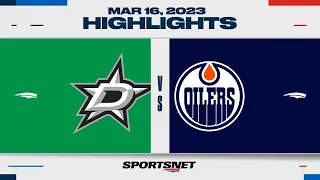 NHL Highlights | Stars vs. Oilers - March 16, 2023