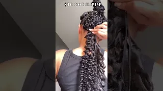 Half Braid Half Weave Look Two 24 Human Hair Bundles Deep Wave #Elfinhair Review