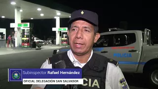 #AcciónPNC - Delegación #SanSalvadorCentro intensifica registros preventivos en gasolineras.