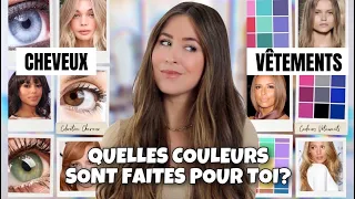 Conseils | Quelles COULEURS de CHEVEUX & VÊTEMENTS sont faites pour toi?