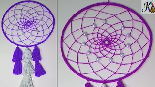 DIY Easy Way to Make Dream Catcher | room decoration ideas | handmade craft | diy dream catcher