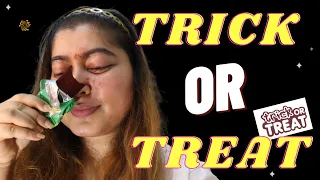 TRICK OR TREAT | Fruit Roll Up | Sattu Energy Bars Review | Vocal Local | Jen Stories #trickortreat