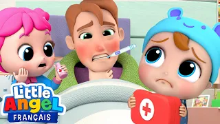 Papa Est Malade - Comptines pour Bébé | Little Angel Français