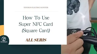 How to use teverun square super nfc card