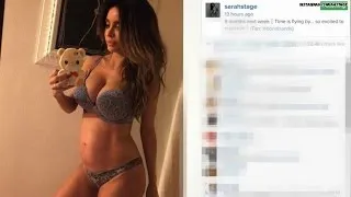 Video: 'Too small' mom's baby bump size criticized