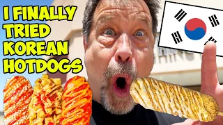 I TRIED TRENDY KOREAN CORN DOGS!!! 🇰🇷🌭 감자핫도그