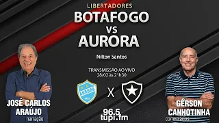 BOTAFOGO 6 X 0 AURORA-BOL - Libertadores - 2ª fase preliminar - 28/02/2024 - AO VIVO