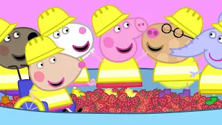 Peppa Pig's Fruity Juice Factory Visit 🧃 Peppa Pig Asia 🐽 Peppa Pig English Episodes
