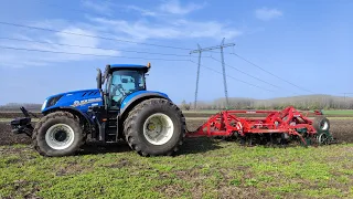 Gruberezés New Holland T7.315 HD + Vogel noot terracult 400