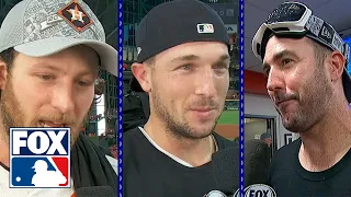 Astros stars react to ALDS Game 5 win and look ahead to titanic clash in ALCS vs. Yankees | FOX MLB