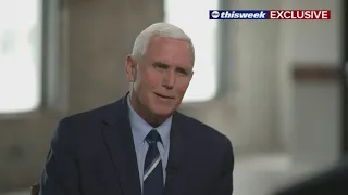 Former VP Mike Pence reacts to Donald Trump's claims that he'll soon be arrested