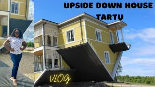 The Upside-down House in Tartu | Exploring Tartu Estonia.