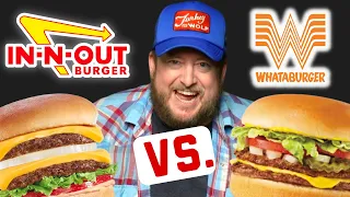 Who Makes the Best Burger: In-N-Out vs. Whataburger - The Ultimate Blind Taste Test!