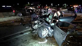 080121 WOODLANDS I 45 WRONG WAY DOUBLE FATAL HEAD ON CRASH