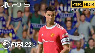 Chelsea vs Manchester United | Premier League | FIFA 22 | PS5 Gameplay [ 4K 60FPS ]