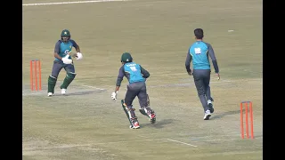 Baber Azam vs Rizwan 11 Friendly Practice Match at Gaddafi Stadium before PakvsBan T20I series