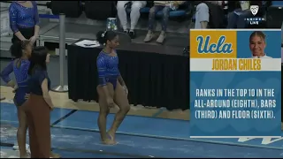 Jordan Chiles Stuck Vault UCLA vs ASU 2023 9 950