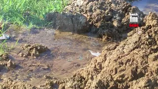 Порыв водовода в школе 23 Керчи