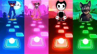 Huggy Wuggy vs Kissy Missy vs Bendy vs Cartoon Cat - Tiles Hop EDM Rush