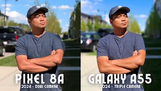 Pixel 8a vs Galaxy A55 camera comparison! Which is better?