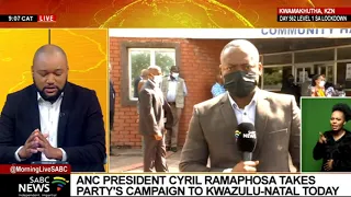 ANC President Cyril Ramaphosa takes campaign trail to KZN
