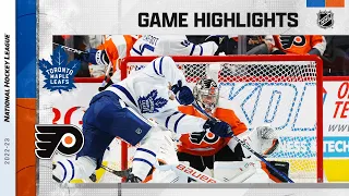 Maple Leafs @ Flyers 1/8 | NHL Highlights 2023