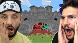 VALES ile KALENİN İÇİNİ NETHER YAPTIK😲 EKİPLE MİNECRAFT 61.Bölüm