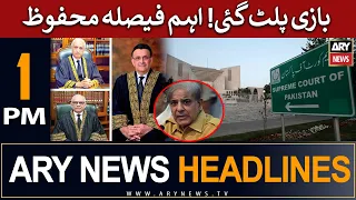 ARY News 1 PM Headlines 26th May | 𝐁𝐚𝐫𝐚 𝐅𝐚𝐢𝐬𝐥𝐚 𝐌𝐞𝐡𝐟𝐨𝐨𝐳 𝐊𝐚𝐫𝐥𝐢𝐚!!