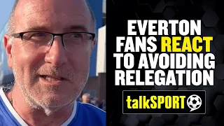 "SACK THE BOARD!" 😳 Everton fans REACT to their side AVOIDING relegation from the Premier League 🔥