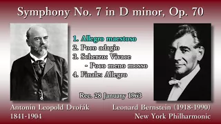 Dvořák: Symphony No. 7, Bernstein & NYP (1963) ドヴォルザーク 交響曲第7番 バーンスタイン