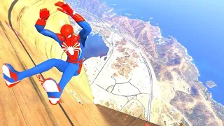 GTA 5 SPIDERMAN Ragdolls 4k Compilation #96 (GTA 5 Fails, Funny Moments/Ragdolls)