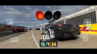 FERRARI 458 SPIDER BLACK UPGRADE ,Drage race/OPEN SKY CHALLANGE 3/REAL RACING 3