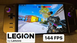 LEGION GO Rainbow Six Siege - 144 FPS - FPS Mode at the end