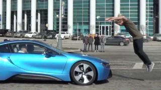 Somersault Across Machine BMW i8