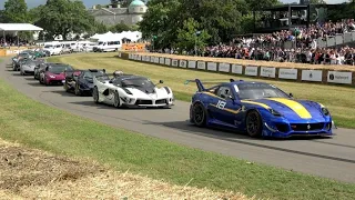 2023 Goodwood Festival of Speed: Supercar Hill Climb (Day 4) - Ferrari KC23, Koenigsegg Jesko.