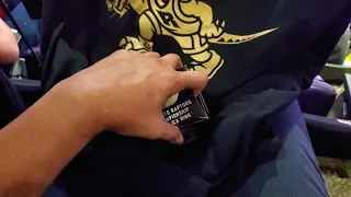 Toronto Raptors championship ring replica unboxing at Game 1