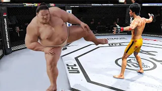 Bruce Lee vs Sumo Bong rematch( EA Sports UFC 4 ) wwe mma