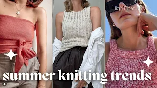 Summer 2023 Knitting Trends - Summer Knitting Patterns ft. Petiteknit, Sari Nordlund, Jessie Mae, +