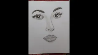 How to draw a face tutorial.